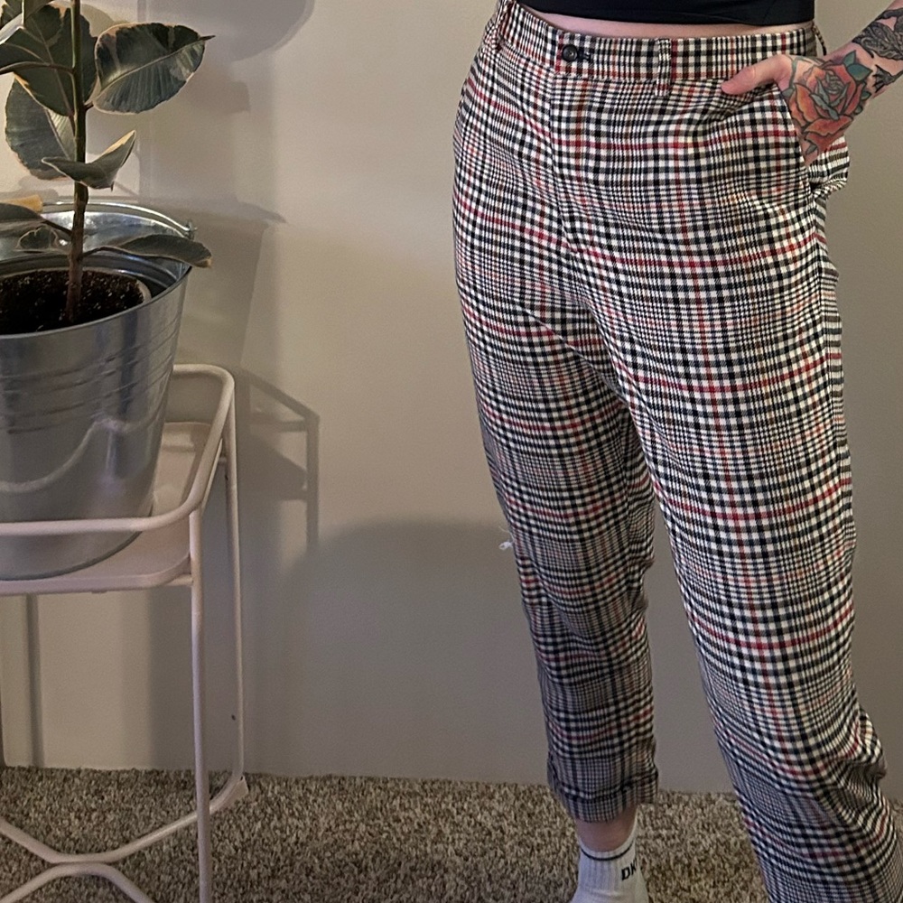 Zara plaid pants